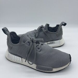 Adidas NMD R1 Women's Size 9 Running Shoes EE5175 Gray/Silver Athletic Sneakers